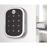 YALE-ASSA ABLOY, 89385, Cerradura ASSURE YRD256, Niquel Satinado/Teclado/ Para puertas Izq o Derecha de 35 a 57 mm de espesor/ A