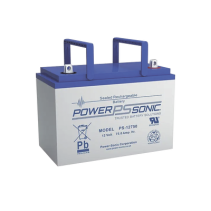 POWER SONIC, PS-12750-T6, Batería 12V, 78.6AH, Para Respaldo, Tecnologías AGM/VRLA, 10-12 Años Vida Útil, Terminales T6, Reconoc