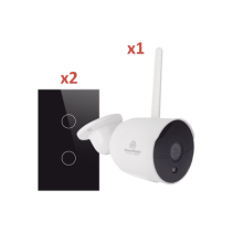 Comprar KIT 1 Cámara Wifi y 2 Apagadores | Smartgrid México