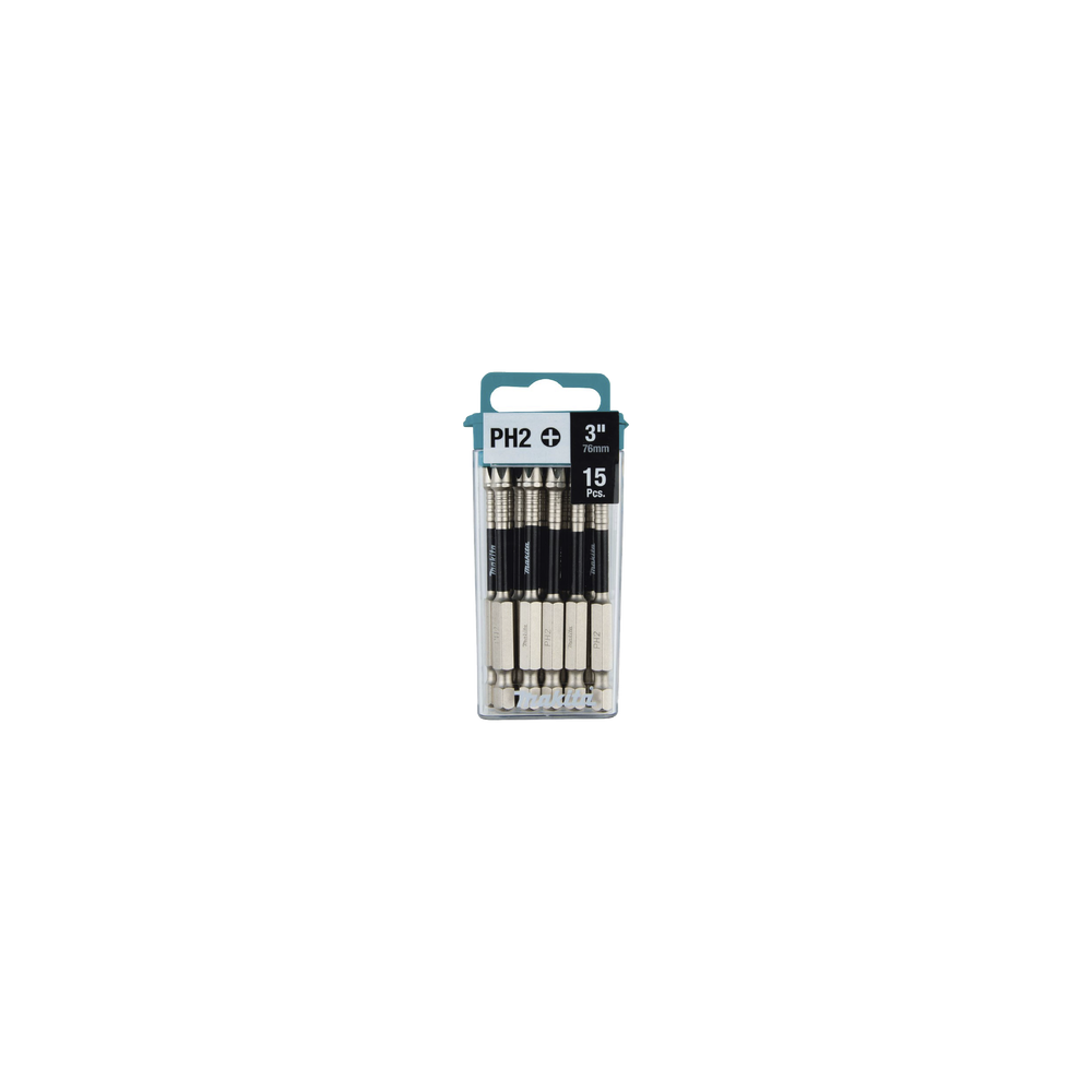 MAKITA, T-05321, Broca Reforzada de 3 Phillips #2 Impact XPS®, Paq. c/15 piezas