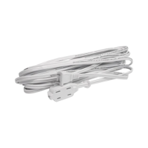 SURTEK, SYS-136145, Extensión Eléctrica Doméstica de 8 metros / 127 V CA 8 A Máximo / Color Blanco.