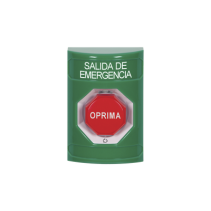 STI, SS2109EX-ES, Botón de Salida de Emergencia , Texto en Español, Acción Mantenida, Girar para Restablecer, LED de iluminación