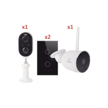 Comprar KIT 2 Cámaras Wifi y | Smartgrid México