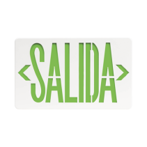 SFIRE, SF820X, Letrero LED DUAL de SALIDA Universal con alto brillo/uso en pared, lateral o techo/Batería de Respaldo Incluida.