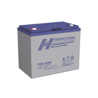 POWER SONIC, PHR-12200-M6, Batería 12V, 58AH, Para Respaldo, Serie PHR, Tecnologías AGM/VRLA, 5 Años Vida Útil, Terminales M6, R