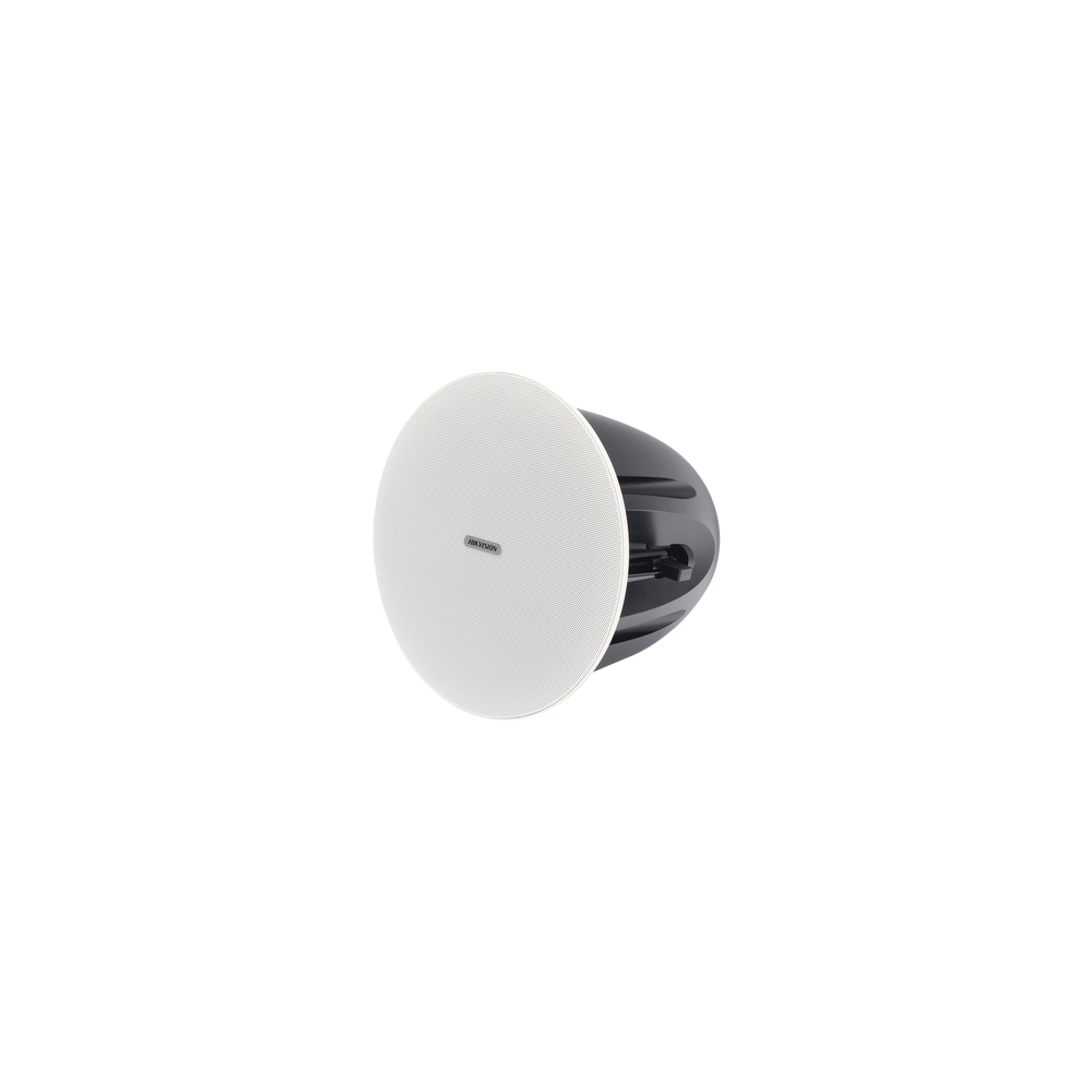 HIKVISION, DS-QAZ0610G1, Altavoz de Techo | 2.5W - 10W | Tweeter 1.0 pulgadas + Woofer 6.5 pulgadas | Color Blanca | 100V / 70V 