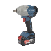 DONGCHENG, DCP-B698-FK, Llave de Impacto Inalámbrica de 20 V, incluye 2 Baterías de 5.0 AH, Cargador y Estuche plástico.