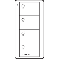 Comprar Control PICO 4 Botones LUTRON | Smartgrid México