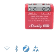 Comprar Mini Interruptor SHELLY 1 canal | Smartgrid México