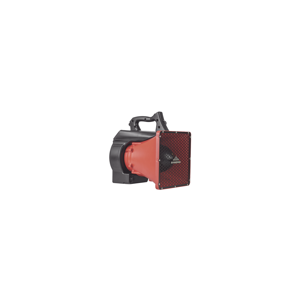 HYPERSPIKE, 90199A-802-05, Altavoz Portátil De Alta Fidelidad HyperSpike® Serie HS-10, Con Aislante De Ruido, Color Rojo Con Neg