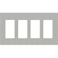 Comprar Placa de Pared 4 Espacios Lutron | Smartgrid México