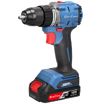 DONGCHENG, DCJ-Z2060-IAM, Rotomartillo / Taladro Inalámbrico de 20V sin Carbones, Broquero de 1/2 , incluye 2 Baterías de 2.0 Ah