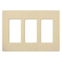 Comprar Placa Lutron CW3IV 3 Espacios | Smartgrid México