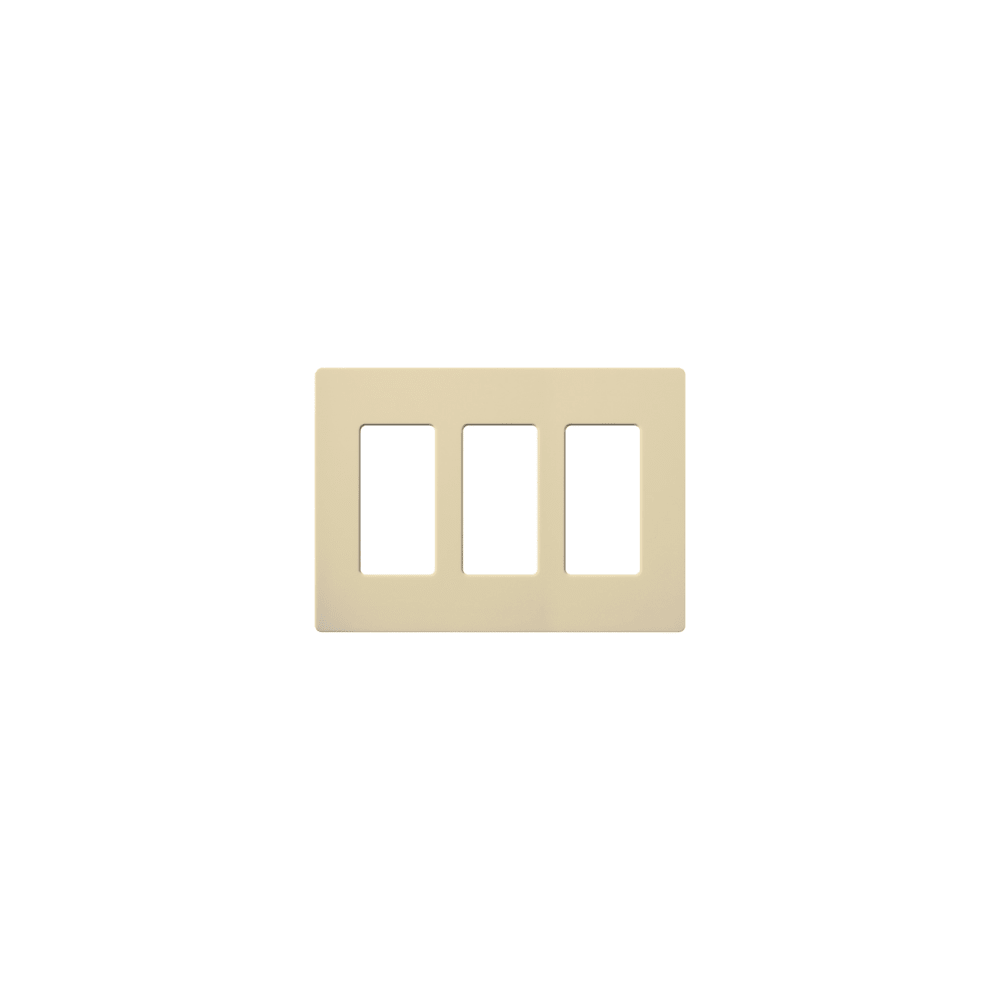 Comprar Placa Lutron CW3IV 3 Espacios | Smartgrid México