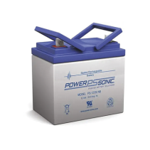 POWER SONIC, PS-12330-NB3, Batería 12V, 33AH, Para Respaldo, Tecnologías AGM/VRLA, 5 Años Vida Útil, Terminales NB3, Reconocida 