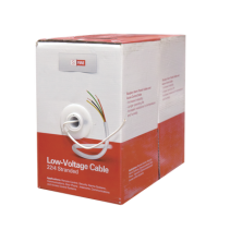 SFIRE, SF-22-04, Cable 100% Cobre INDUSTRIAL/ 4 x 22 AWG/ de color blanco / 305m / para aplicaciones en sistemas de Intrusión / 