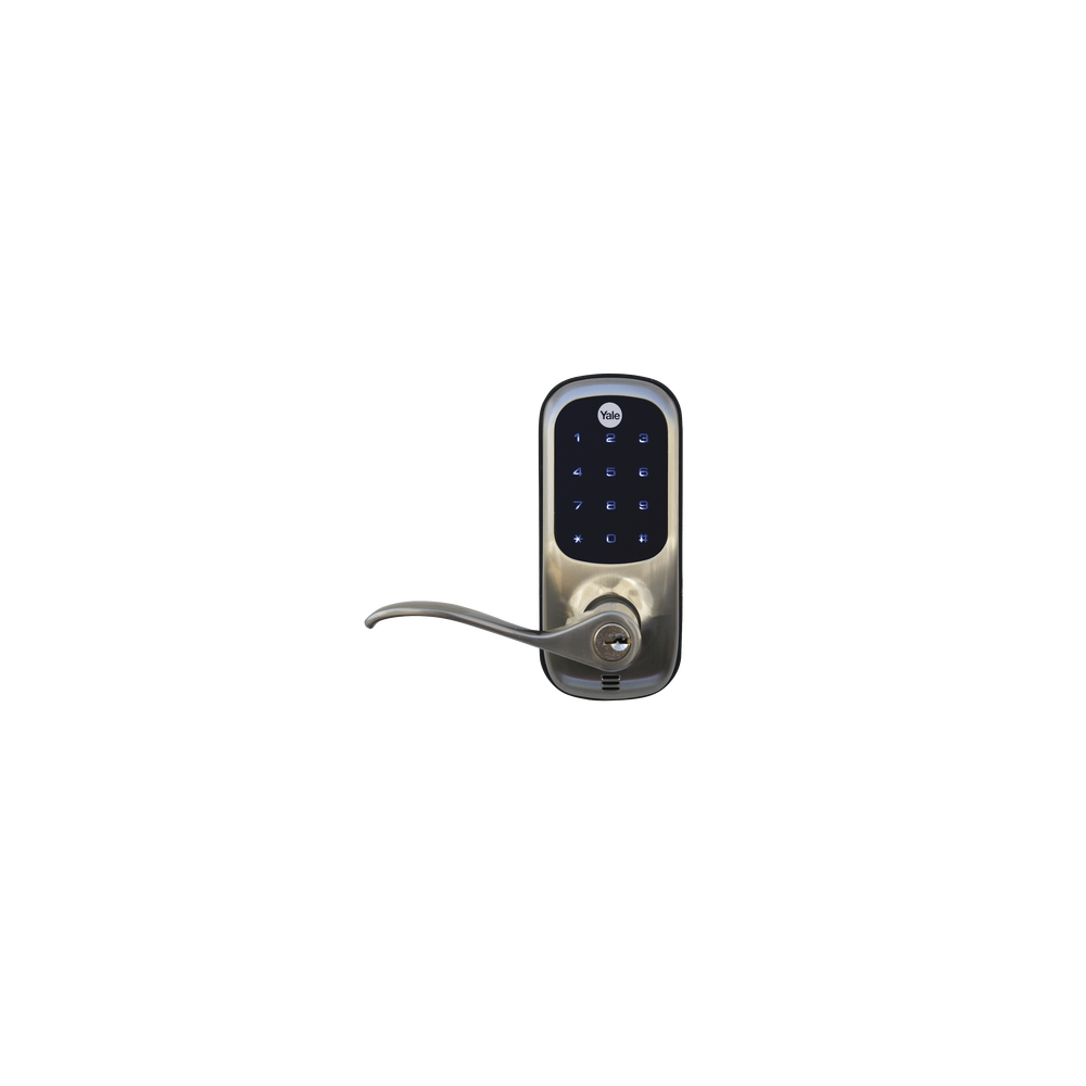 YALE-ASSA ABLOY, 89066, Cerradura Autónoma YRL221 con Teclado Táctil y Manija