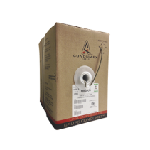 CONDUMEX, 660565, Caja de 1000 ft ( 305 m ) / 4 X 24 AWG / Cable TELEFÓNICO EK-TEL-CMR / Uso Interior