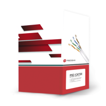 PRECISION, PSC-CAT5E, Bobina de cable de UTP de 4 pares Cat5e de 305 m (1000 ft), 100% Cobre, PVC ROHS, Color Gris, 24 AWG, Uso 