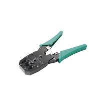 EPCOM POWERLINE, SYSRJ45CT, Pinzas para plegar (Ponchadoras) cables RJ11, RJ12, RJ45 telefónicos y cables de red Cat5e, Cat6, Ca