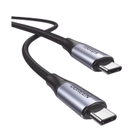 UGREEN, 80150, Cable USB-C a USB-C 3.2 Thunderbolt | 1 Metro | 240W | 10 Gbps | 480 Mbps | Soporta Video 4K@60Hz| Chip E-Market 