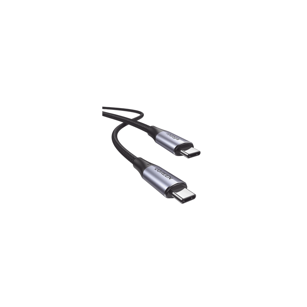 UGREEN, 80150, Cable USB-C a USB-C 3.2 Thunderbolt | 1 Metro | 240W | 10 Gbps | 480 Mbps | Soporta Video 4K@60Hz| Chip E-Market 