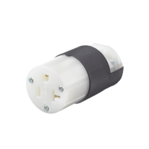 HUBBELL, HUB-HBL5369C, Conector Entrada Recta/ 20 A 125V/ 2 Polos 3 Hilos/ Nema 5-20 R/ Grado Industrial- Comercial / Color Negr