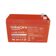 LINKEDPRO BY EPCOM, LK9.512FR, Batería 12 V / 9.5 Ah / UL / Tecnología AGM-VRLA / Vida útil promedio de 5 años / Retardante a la