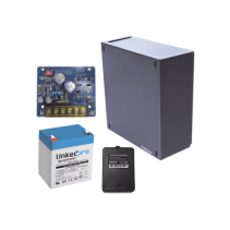 EPCOM POWERLINE, KIT16B2LK5, Kit con fuente PLB2 con salida de 12 Vcc a 1.5 Amper, incluye transformador y batería de 12 V a 5.5