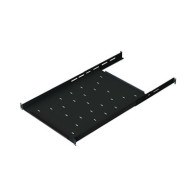 LINKEDPRO BY EPCOM, CH-QR1, Charola Ajustable para Rack de 19 de 4 postes de 1 Unidad de Espacio. Profundidad de 633 a 816 mm