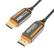 EPCOM PROAUDIO, EP-FOH-4K-20M, Cable HDMI de Fibra Óptica de 20m | Alta Definición | Version 2.0 | Alta velocidad 18Gbps | 4K@60