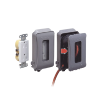 HUBBELL, HUB-ML500G, Cubierta Impermeable/ 1 Unidad/ Horizontal-Vertical/ Servicio Pesado/ Expandible/ Color Gris.