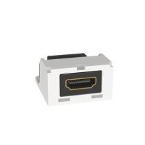 PANDUIT, CMHDMIAW, Módulo Acoplador HDMI 2.0, Hembra a Hembra Tipo-A, Categoría 2, Mini-Com, Color Blanco Ártico