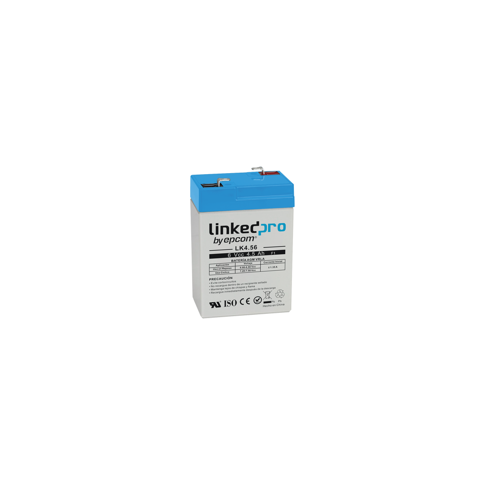 Comprar Batería LINKEDPRO LK4.56 6V 4.5Ah | Smartgrid México