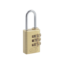 LOCK, SYS-10CA, Candado de Latón de Combinación Maletero Programable/ Medida 20 mm / Nivel de seguridad 3 / Discos Programables.