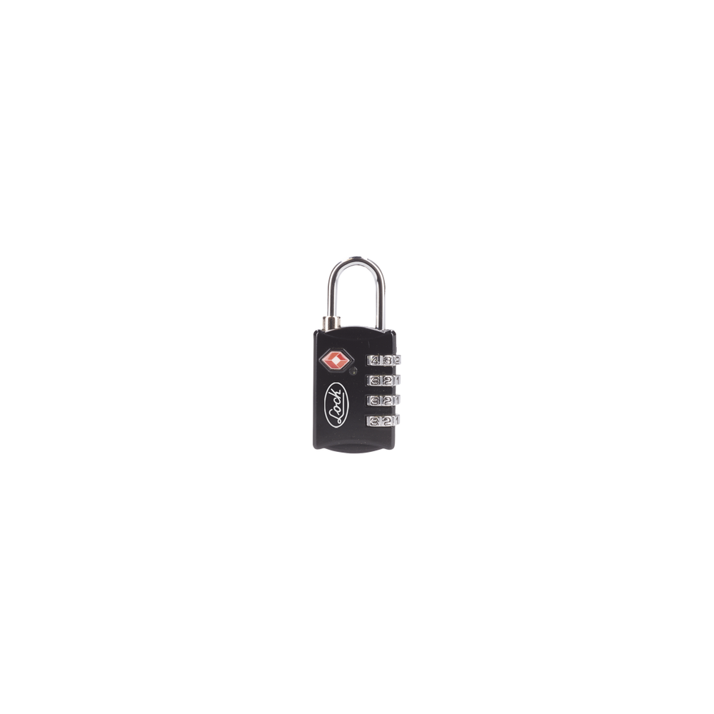 LOCK, SYS-54CA, Candado de Combinación Maletero Negro TSA / Medida 30 mm/ / Nivel de seguridad 3 / Discos Programables.