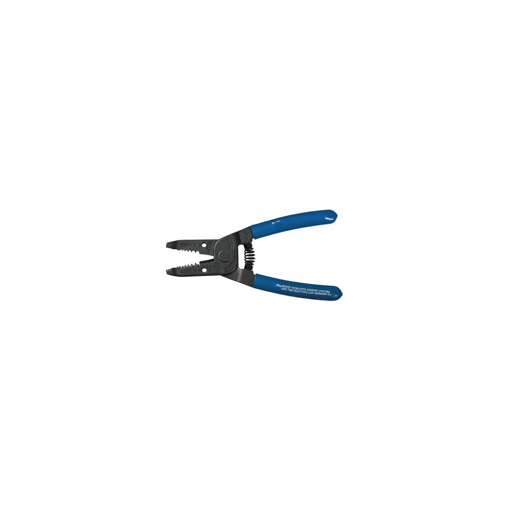 KLEIN TOOLS, 1011, Pelacables / Cortacables para Cable Macizo de 10-20 y Trenzado de 12-22 AWG