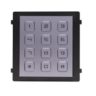HIKVISION, DS-KD-KP, Módulo de Teclado para Frente de Calle Modular / Desbloqueo de Puerta Mediante Código / Llamada a monitor.