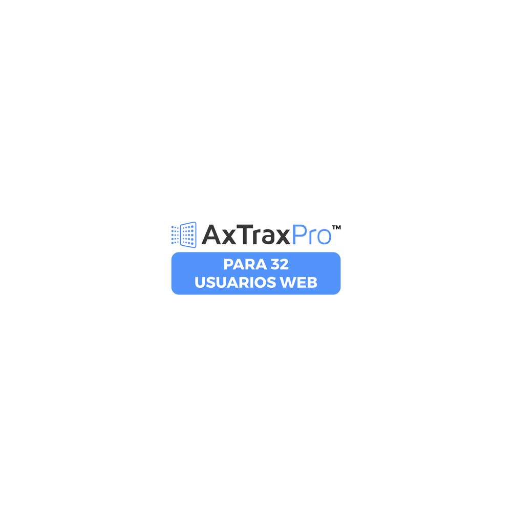 Comprar Licencia 32 Usuarios AxtraxPro | Smartgrid México