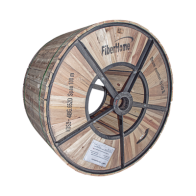 LINKEDPRO BY FIBERHOME, OC-ADSS-48C-S100/4KM, Carrete de 4 km de Fibra Óptica Aérea (ADSS) G.652D, Monomodo de 48 Hilos, Exterio