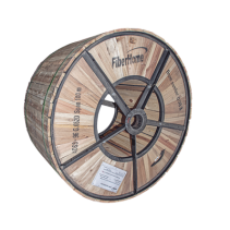 LINKEDPRO BY FIBERHOME, OC-ADSS-96C-S100/4KM, Carrete de 4 km de Fibra Óptica Aérea (ADSS) G.652D, Monomodo de 96 Hilos, Exterio