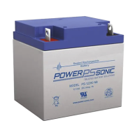 POWER SONIC, PS-12280-NB2, Batería 12V, 28AH, Para Respaldo, Tecnologías AGM/VRLA, 5 Años Vida Útil, Terminales NB2, Reconocida 