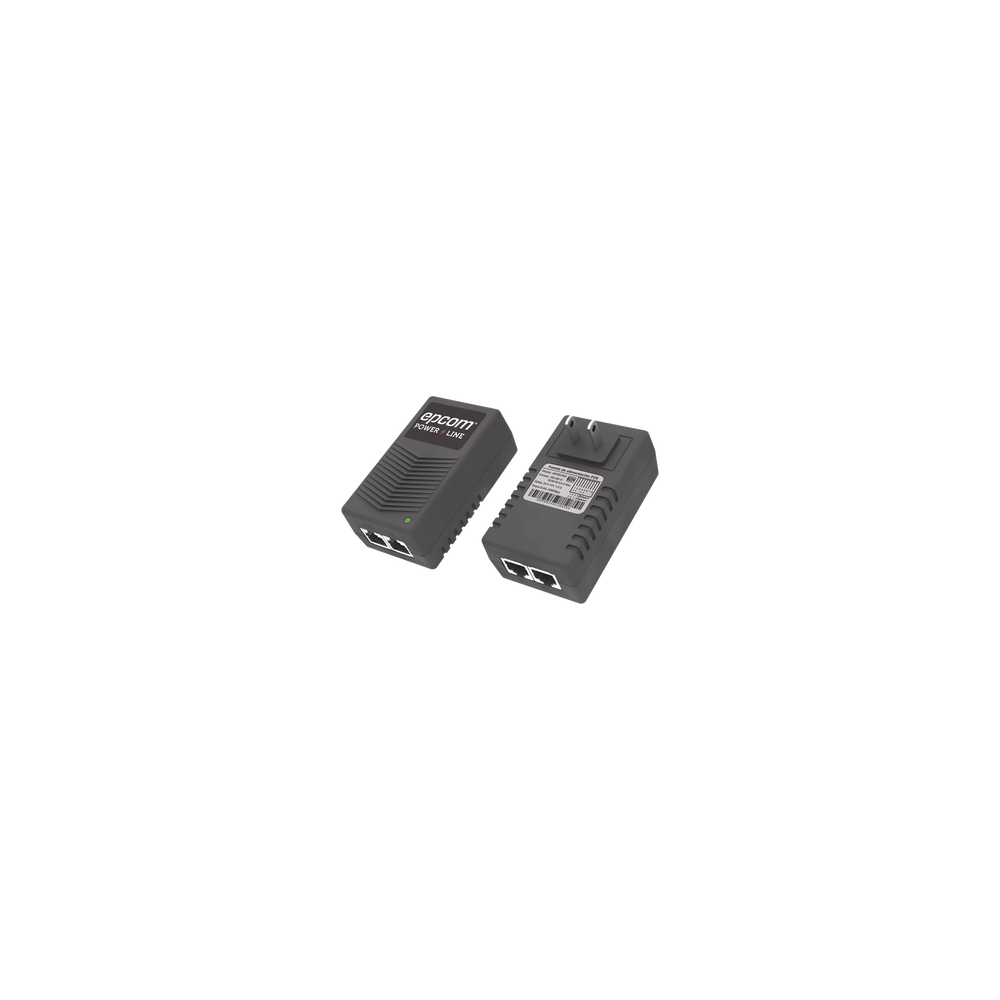 EPCOM POWERLINE, ADPOE2403, Adaptador de pared / Inyector PoE / 24 Vcc / 1 A / Controlado por chip IC / Protección contra OV, OC