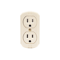 SURTEK, SYS-136404, Contacto Dúplex 127 Vca, 15 A Max. Para Sobreponer (Sin perforar la superficie).