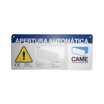Comprar Letrero Peligro CAME 119-R224E | Smartgrid México
