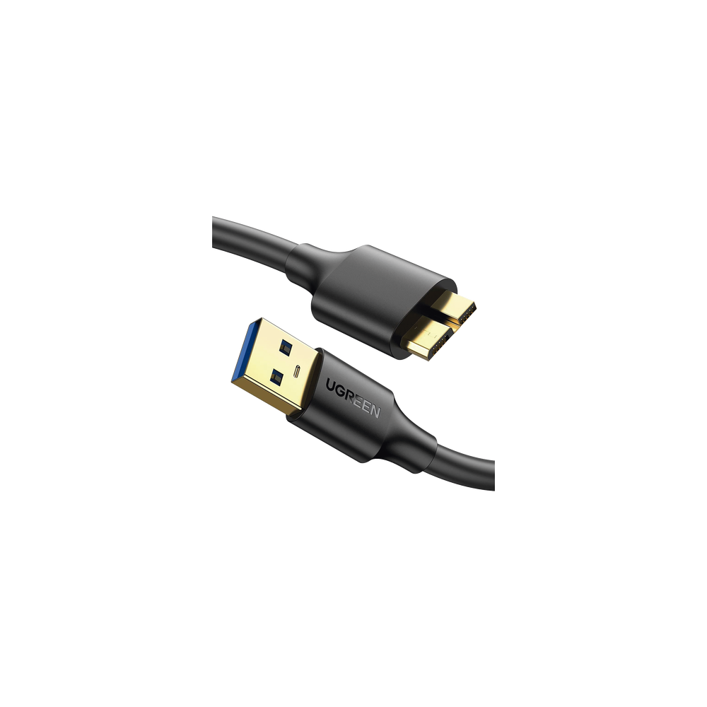 UGREEN, 10840, Cable Adaptador USB-A 3.0 a Micro USB 3.0 / 0.5 Metros / Carga y Sincronización de Datos / Velocidad de hasta 5 G