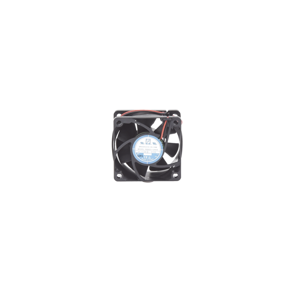 TXPRO, FAN-602512, Ventilador Anticondensante Axial Cuadrado, 60x60x25 mm, 12 Vcc, 4390 RPM, 1.8 W, 0.15 A, Flujo de Aire de 25.