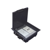 THORSMAN, TH-CP-2M, Caja de piso para dos módulos universales (Socket M2), para alimentación eléctrica y redes de datos (11000-3