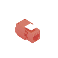 Comprar Jack Keystone Cat6 Rojo 180º | Smartgrid México