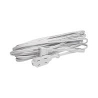SURTEK, SYS-136143, Extensión Eléctrica Doméstica de 5 metros / 127 V CA 8 A Máximo / Color Blanco.